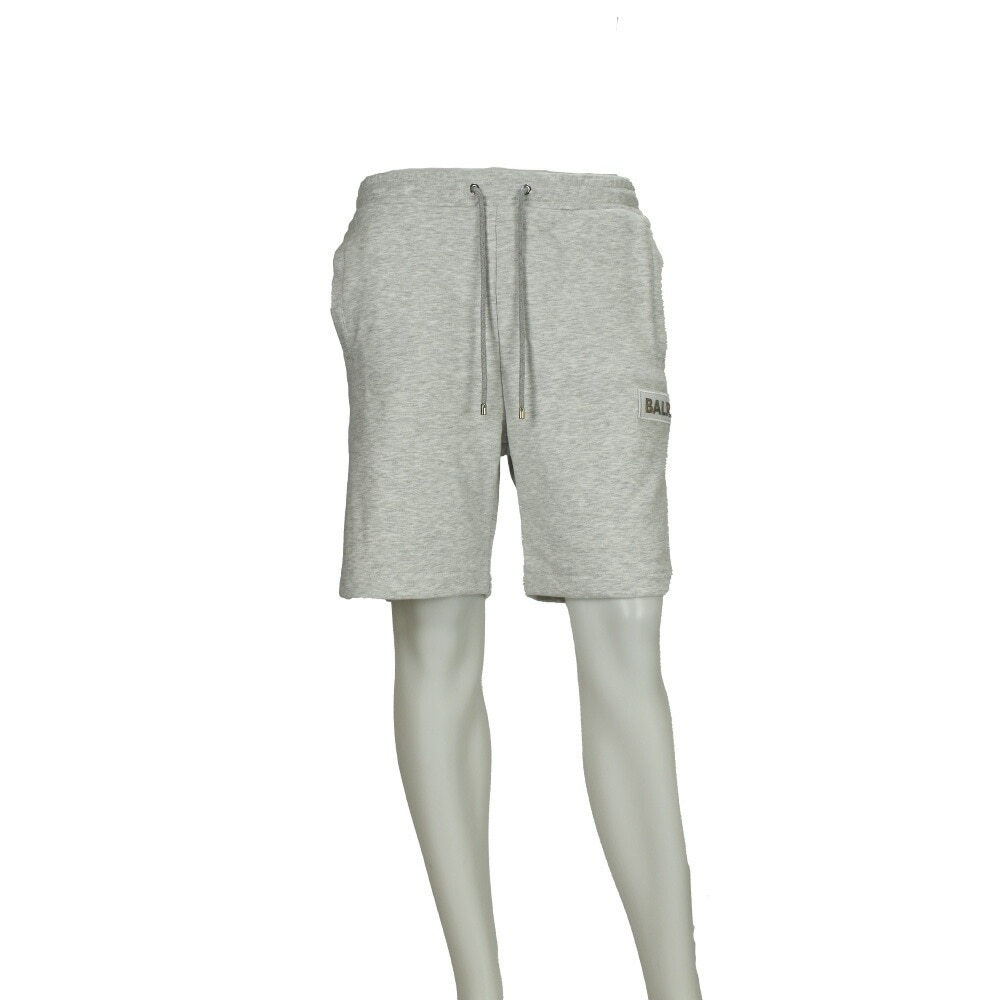 ボーラー ハーフパンツ メンズ ショートパンツ ショーツ スウェットパンツ グレー BALR. TONY REGULAR FELT BADGE SWEAT SHORTS【b14311025lgy】