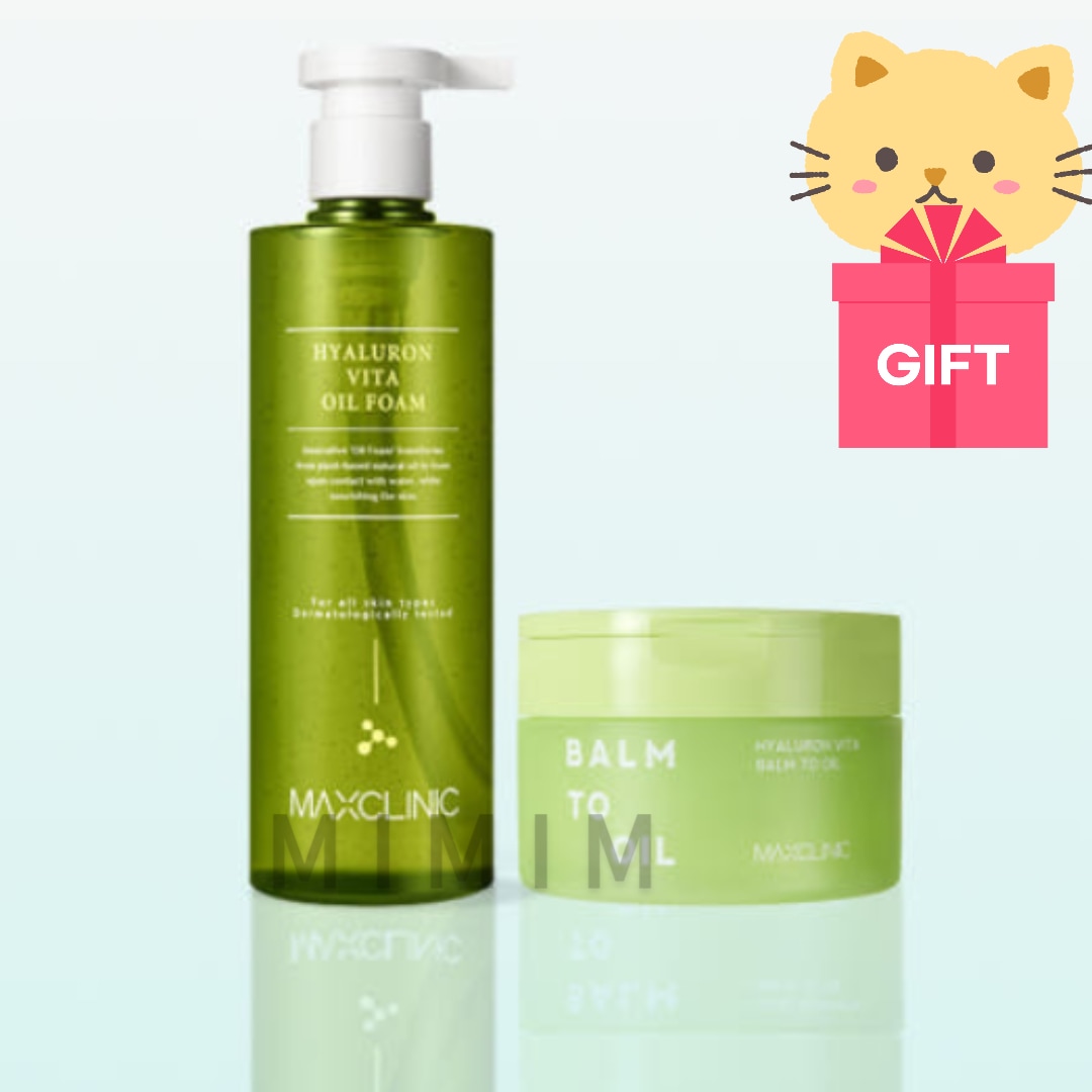 ヒアルロンビタクレンジングバームトゥオイル90ml+ヒアルロン大容量オイルトゥフォーム310g