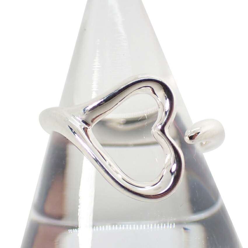 【中古】TIFFANY/ティファニー 925 オープンハート リング/9号/g403-82