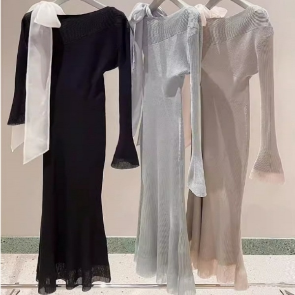 SN レディース ワンピース ニット　ロング