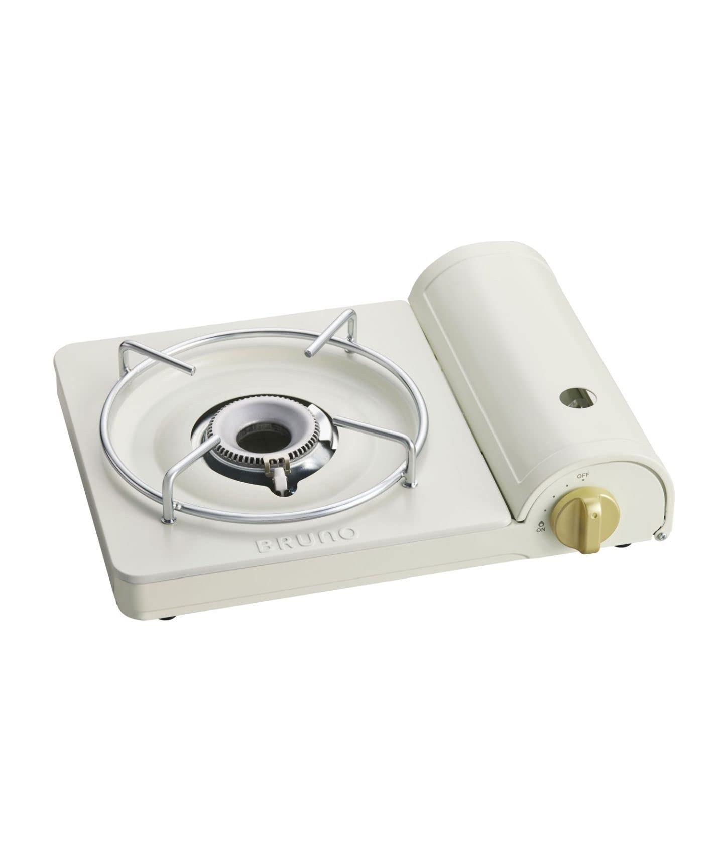 BRUNO ブルーノ カセットコンロ スリム キャンプ ガス 焼肉 アウトドア 千石 小型 防災 用品 震災 備え かわいい おしゃれ アイボリー BOE095-IV