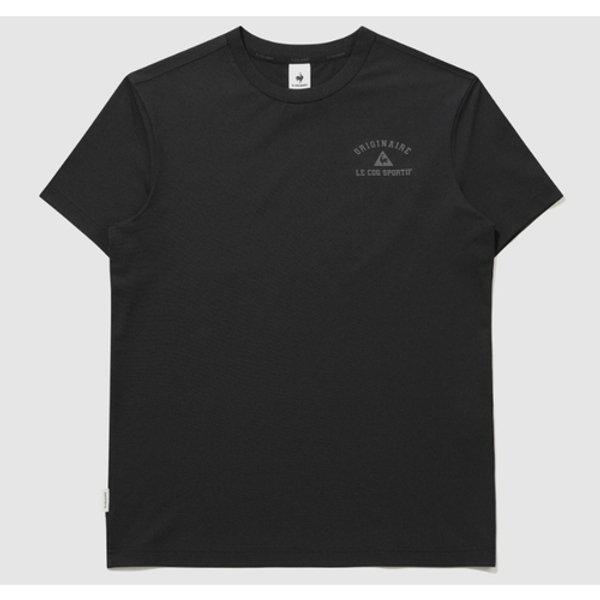 ユニ エッセンシャル ルフレッシュ スモールグラフィック 半袖Tシャツ B1 QR123LRS12 BLK CRM...
