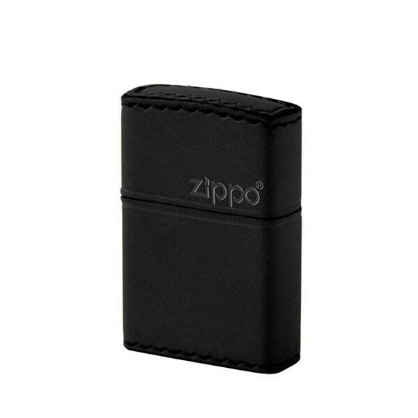 ZIPPO ジッポライター ジッポー ZIPPO B-5 革巻き レザー 横ロゴ 本革 牛革 ブラッ