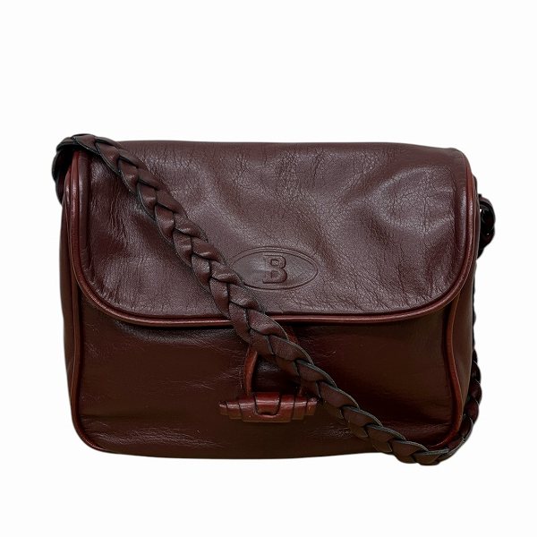 バリー ブラウン レザー バッグ ショルダーバッグ レディース【中古】ショルダーバッグ