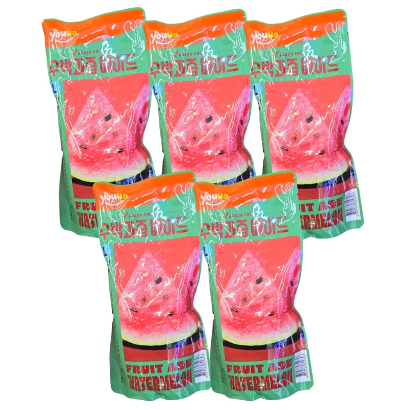 Qoo10] gs25 スイカ果汁エイド 340ml 5本セット
