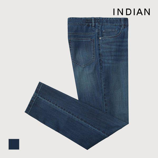 [INDIAN] スリムフィットバンディングデニム_MIUDL4S1381