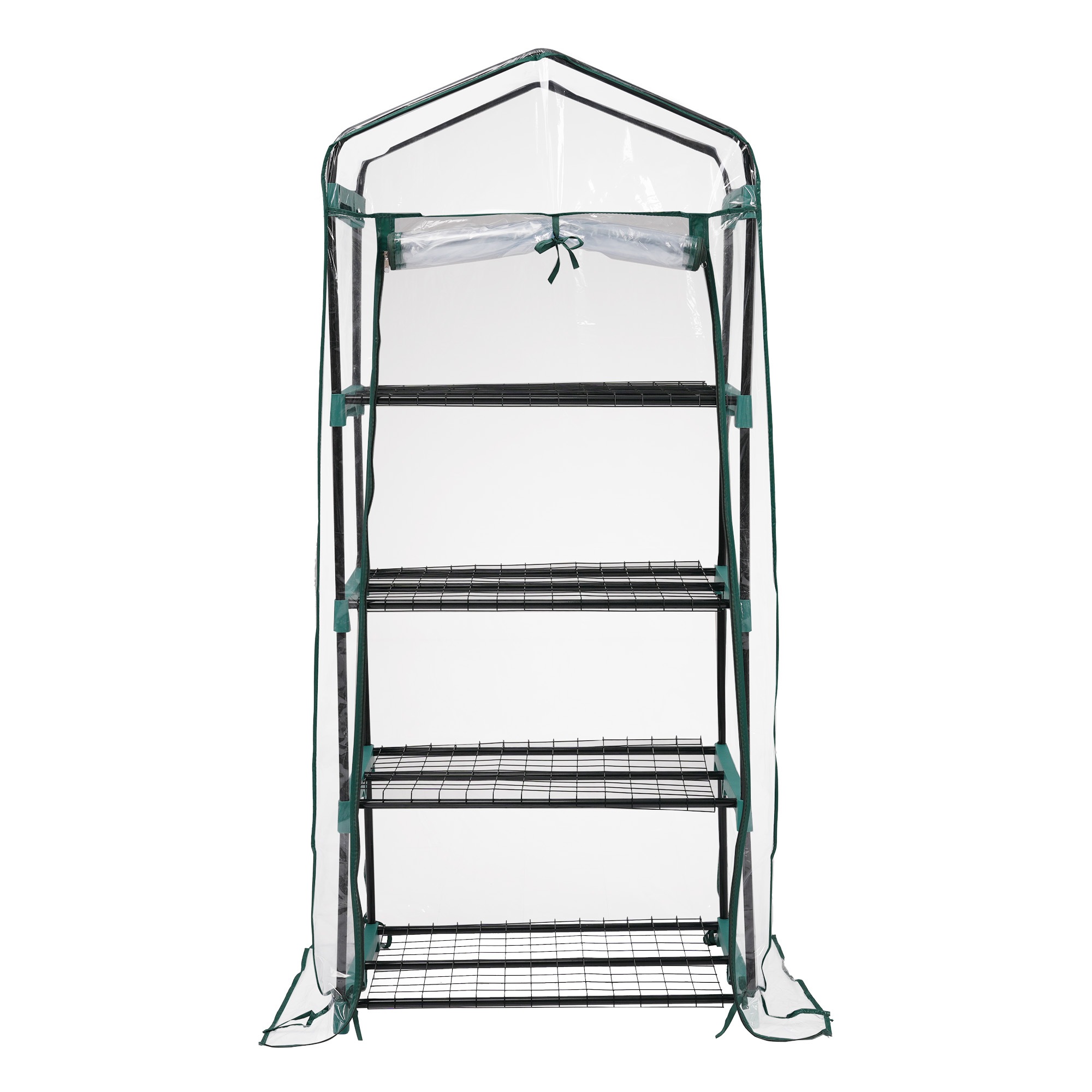 【2点購入で150OFF】【国内即発送】ビニール温室 2枚カバー付き 69*48*160CM 温室 4段 ベランダ 家庭用 ビニールハウス 家庭菜園 ガーデンハウス フラワーハウス ラック ビニール