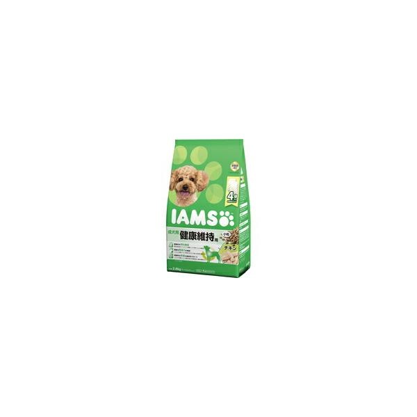 【1ケース】【お取り寄せ対象品】アイムス 成犬用 健康維持用 チキン 小粒 2.6kg *4個