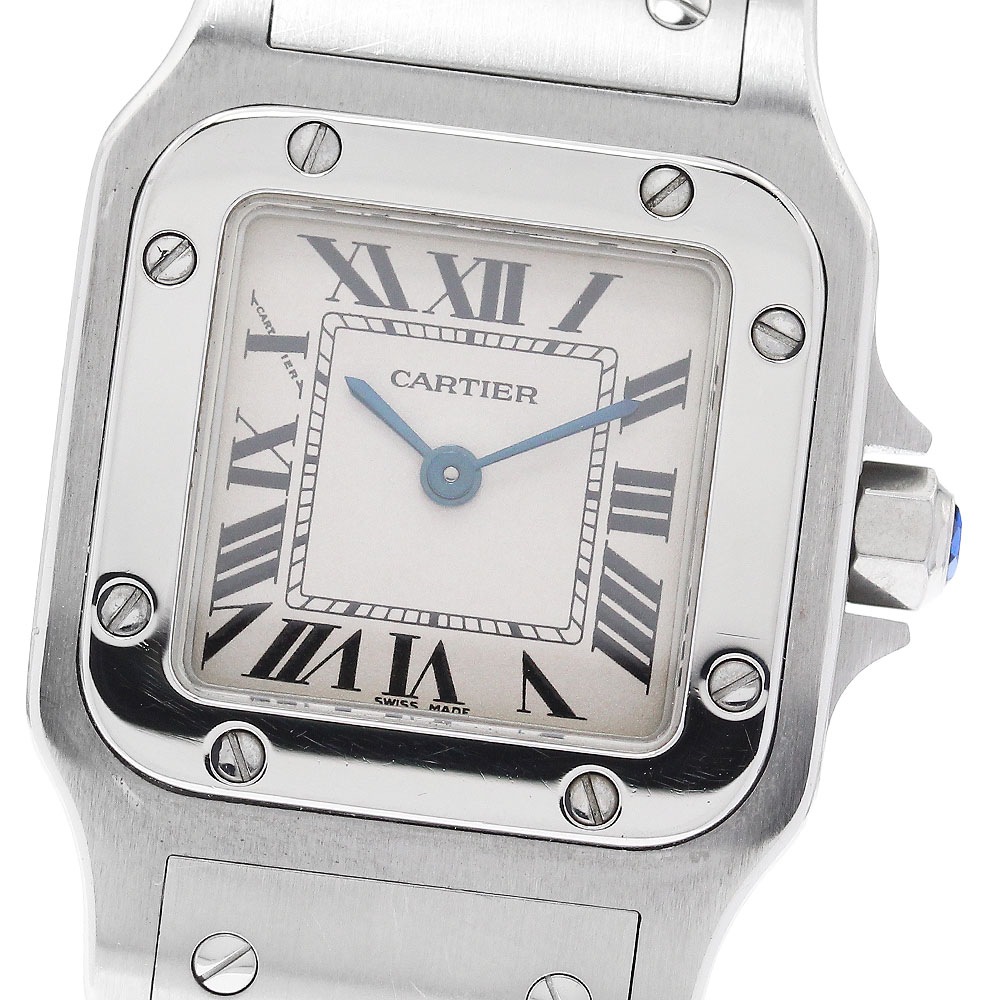カルティエ CARTIER W20056D6 サントスガルベSM クォーツ レディース _890918【中古】