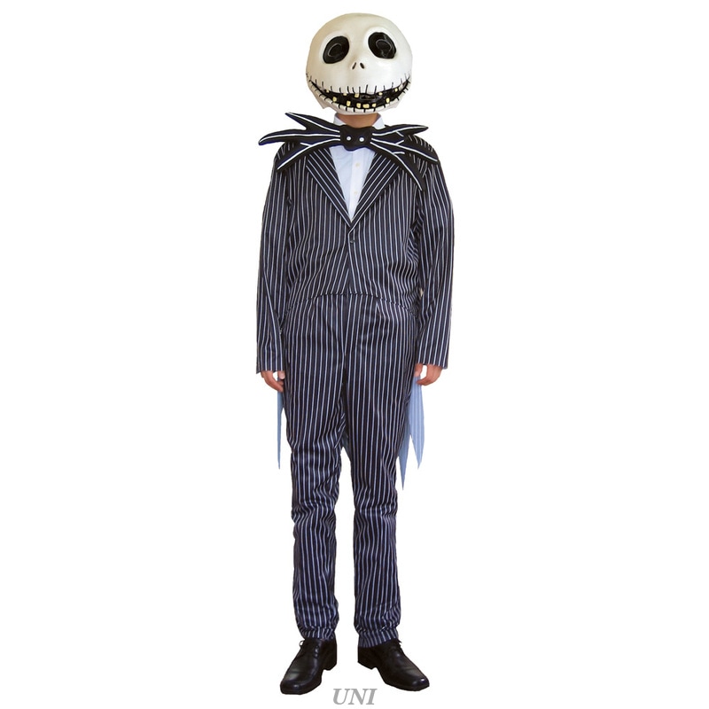 コスプレ 仮装 大人用ジャック 【 コスプレ 衣装 ハロウィン 仮装 コスチューム ディズニー グッズ パーティーグッズ 余興 ナイトメア・ビフォア・クリスマス ナイトメアビフォアクリスマス 男性用