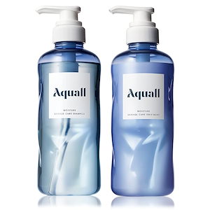 Aquall (アクオル) シャンプー トリートメント セット 【モイスチャーダメージケア】 シャンプーボトル 475mL トリートメントボトル 475g (リリーベル&ペア) 保湿 保修 メンズ