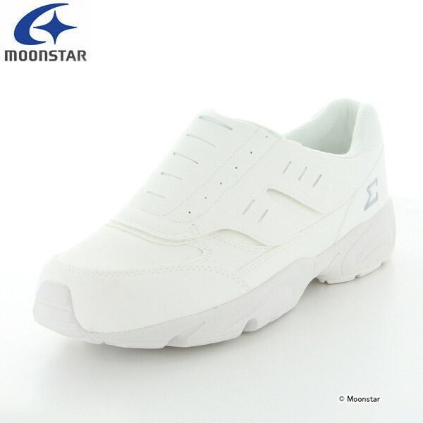 ムーンスター moonstar 一般・軽作業靴 グリーンスターシグマ200A ホワイト moonstar 4E 白 ユニセックス 12320021