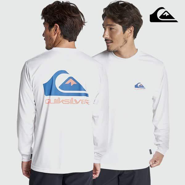 メンズ オミニ ルーズフィット ラッシュガード WHT