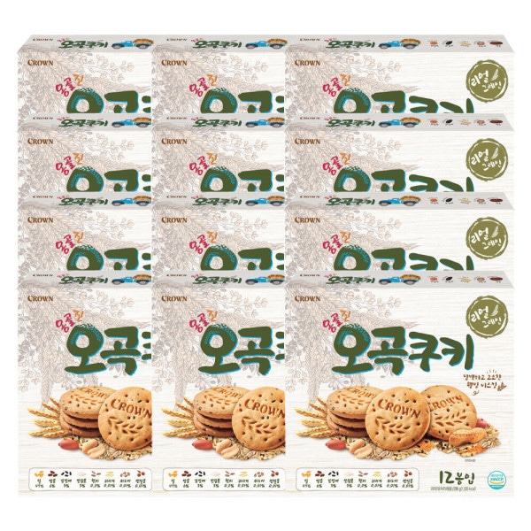 オンゴルジン五穀クッキー 288g 12パック (1箱)