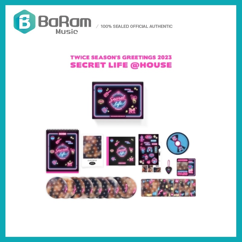 【15%SALE】【TWICE】 2023 SEASONS GREETINGS 【SECRET LIFE@HOUSE】 シーズングリーティング 公式カレンダー