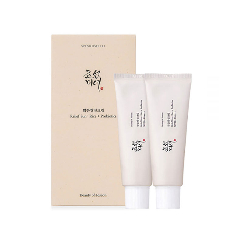 米+プロバイオティクス 日焼け止め(SPF50 + PA +++) ダブルパック 50mL * 2個