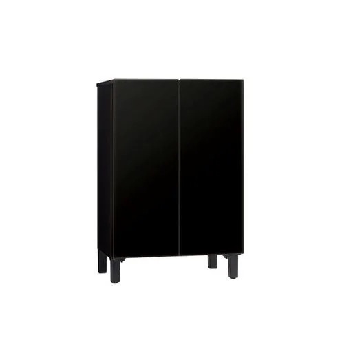 AQUA 冷蔵庫 72L 観音開き 2ドア 幅60cm 家具調デザイン 静音省エネ AQR-FD7P(K) ブラック系