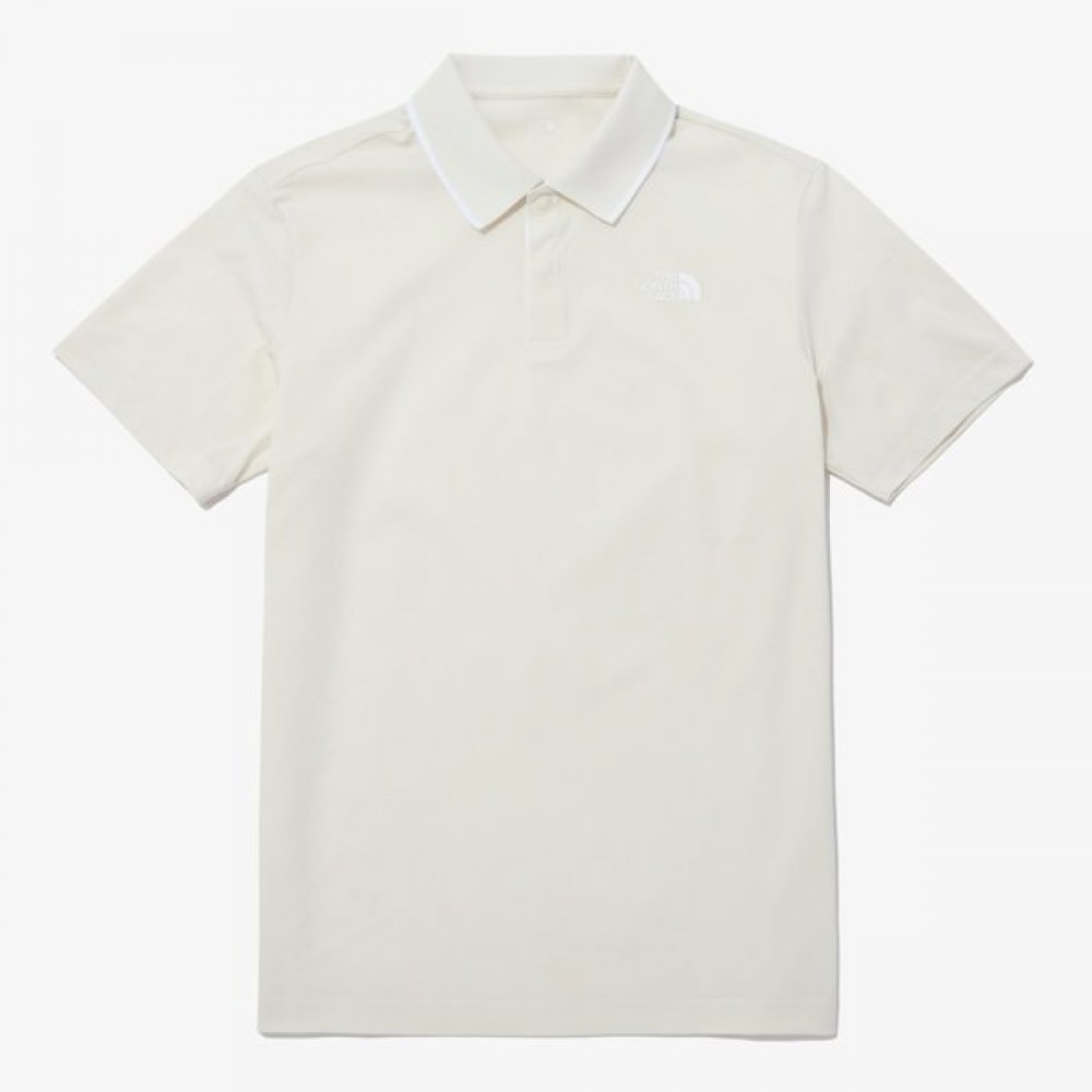 [ノースフェイス公式] NT7PP01A シンクグリーン半袖ポロシャツ