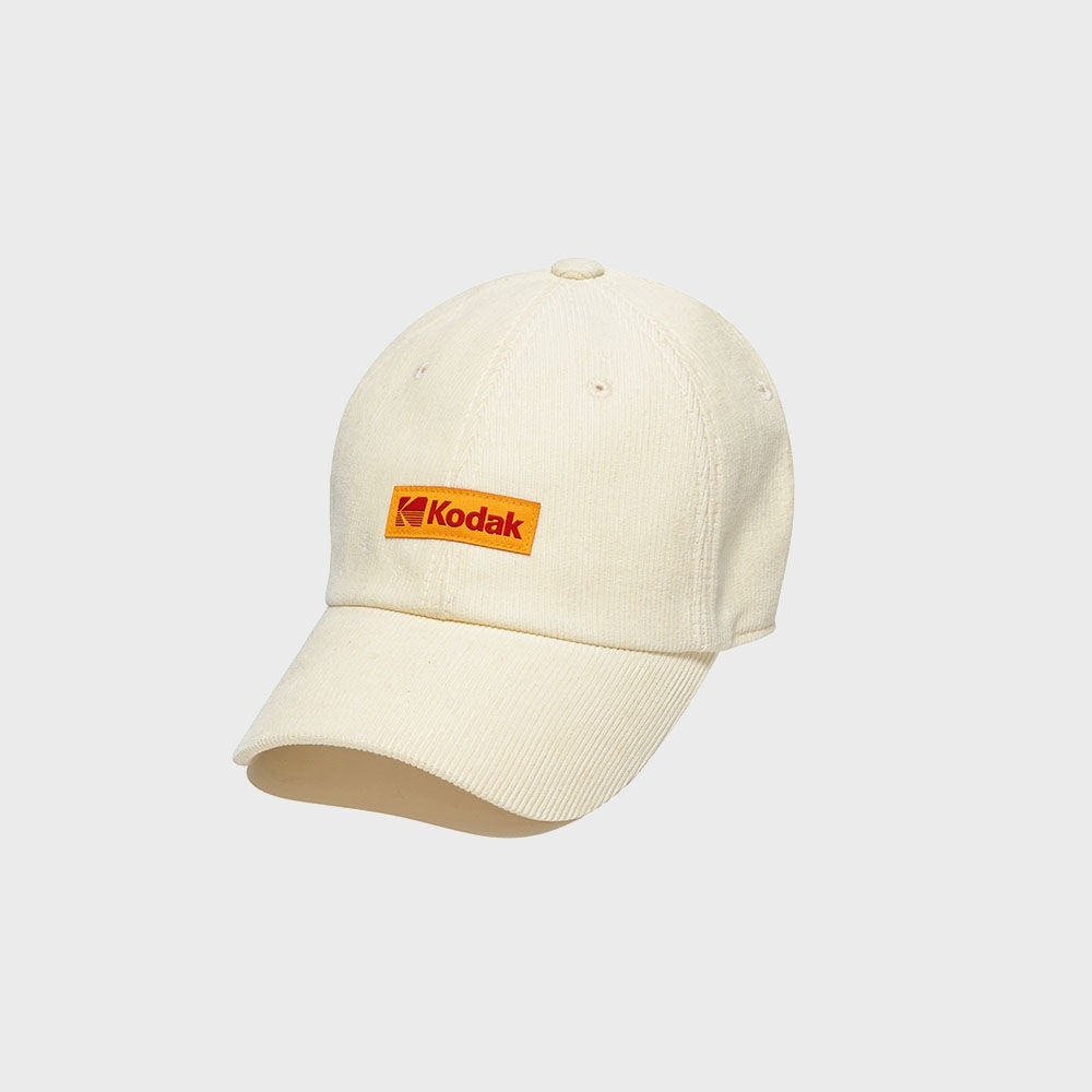 コダックアパレル コーデュロイキャップ アイボリー