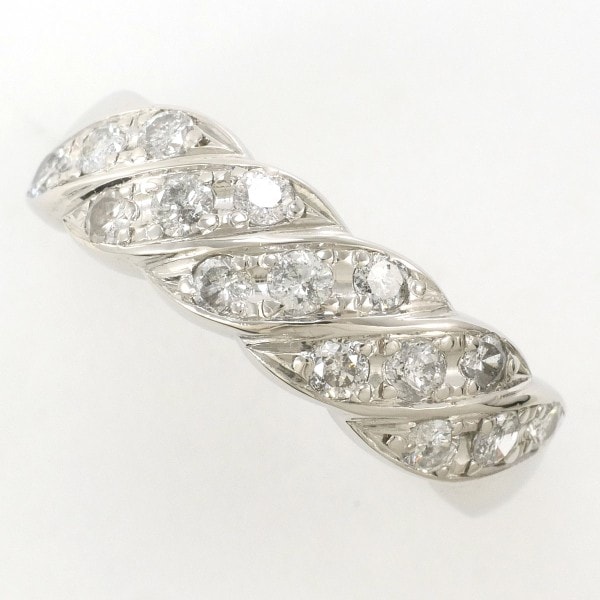 PT900 プラチナ リング 指輪 12号 ダイヤ 0.50 総重量約4.2g ジュエリー 中古