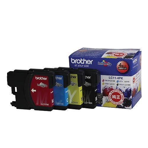 （まとめ買い）インクジェットカートリッジ LC11-4PK 00008828 [x3]