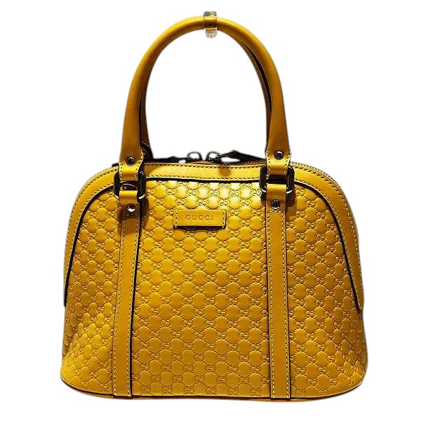 グッチ マイクロ グッチシマ 449654 2WAY ハンドバッグ ショルダーバッグ 【中古】