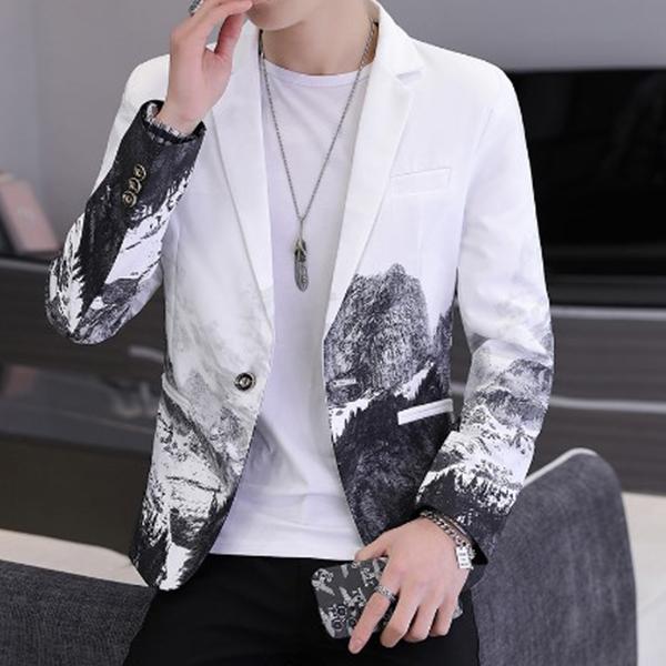 スプリング テーラードジャケット メンズブレザー カジュアルスーツ ビジネススーツ 薄手 ジャケット 春夏 スタイリッシュ お洒落 スリム