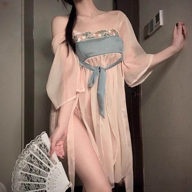 古なセクシーなギャル大きいサイズ純粋な欲望漢服コスプレ せいふく古典宮廷貴妃腹カブト