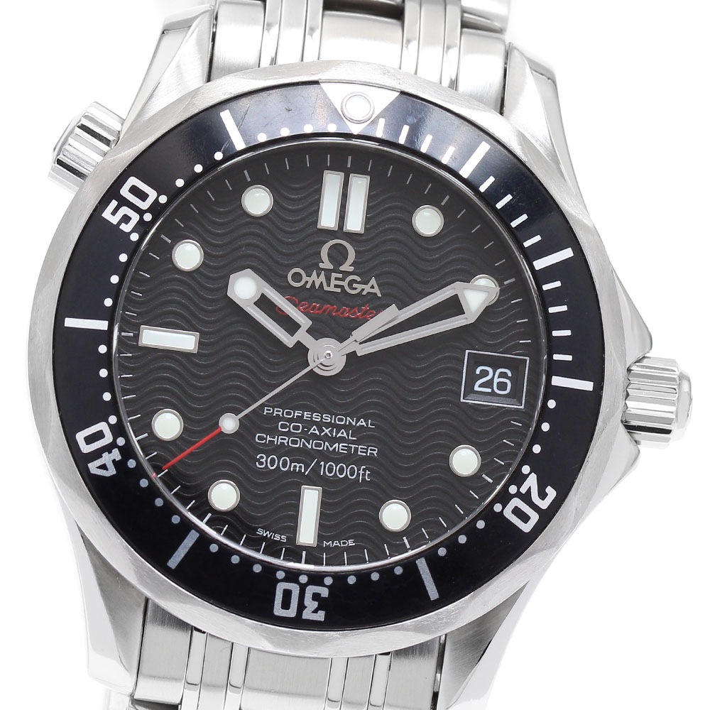 オメガ OMEGA 212.30.36.20.01.001 シーマスター300 デイト コーアクシャル 自動巻き ボーイズ 良品 _886770【中古】 185,800円