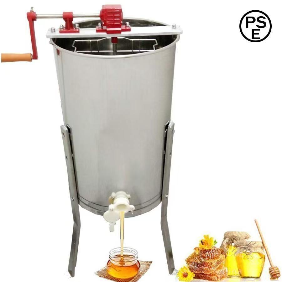 遠心分離機 蜂蜜分離器 手動 蜂蜜抽出機 養蜂用器具 ステンレス製 Welina 濾過器・蜜こし器付き 効率よく抽出して作業短縮 はちみつ作りに