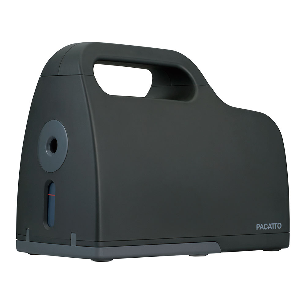 （まとめ買い）全自動充電式シャープナー PACATTO（パカット） ブラック NEK-101BK [x3]