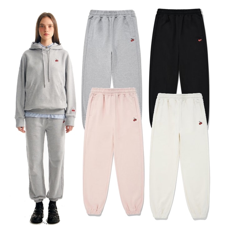 SMALL CHERRY JOGGER PANTS 4Color
