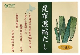 オーサワジャパン 昆布濃縮だし180g(5g×36包) ×4セット