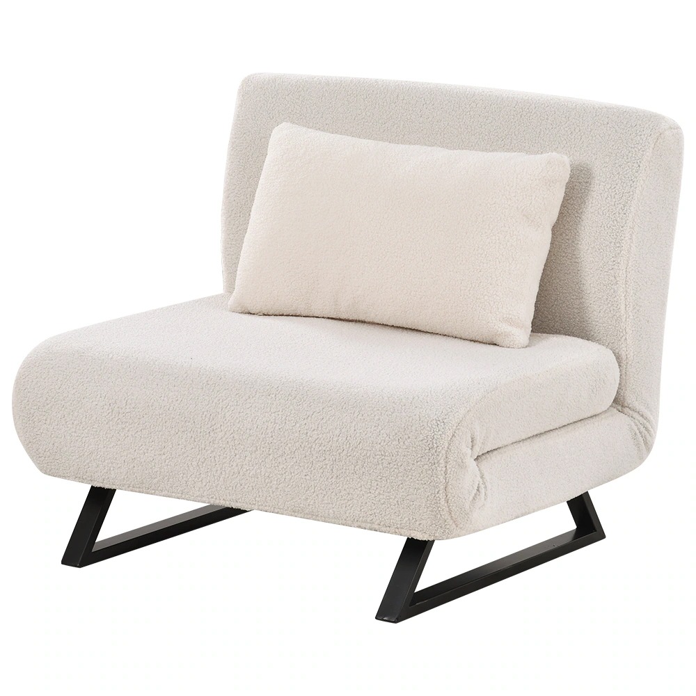 ソファベッド 折りたたみ 3WAY ふわふわ生地 カウチソファー 肘付き 一人掛け 二人掛け カウチ リクライニング 一人暮らし