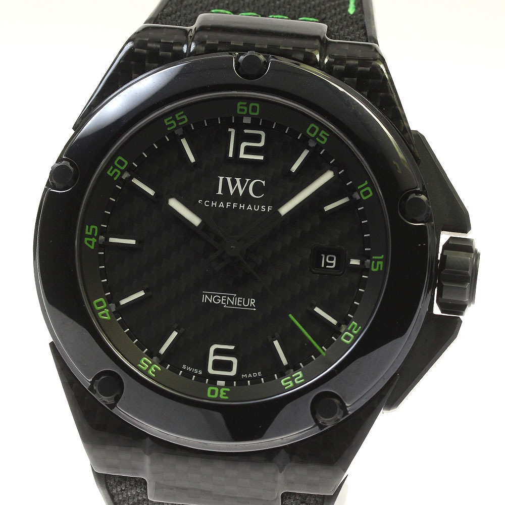 IWC SCHAFFHAUSEN IW322404 インヂュニア カーボンパフォーマンス セラミック 世界限定1000本 自動巻き メンズ _816837【中古】
