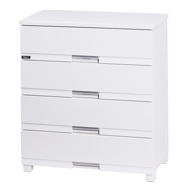 天馬 FP7504/WH(PREMIUM) フィッツプラスプレミアム　幅75cm　4段（セラミックホワイト） FP7504WHPREMIUM