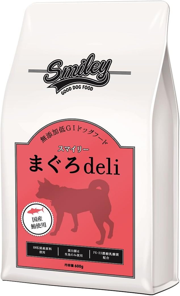 国産 ドッグフード 無添加 安全 smiley (スマイリー) まぐろ deli 5kg (5g×1)