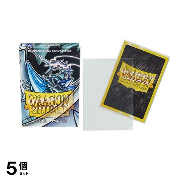 ドラゴンシールド マットカードスリーブ ジャパニーズ AT-11101 クリア 60枚入 5個セット