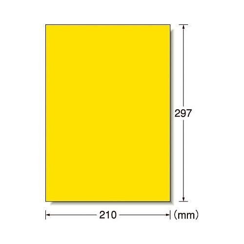 （まとめ買い）屋外でも使えるラベル安全色/黄10枚 31038 00004405 [x3]