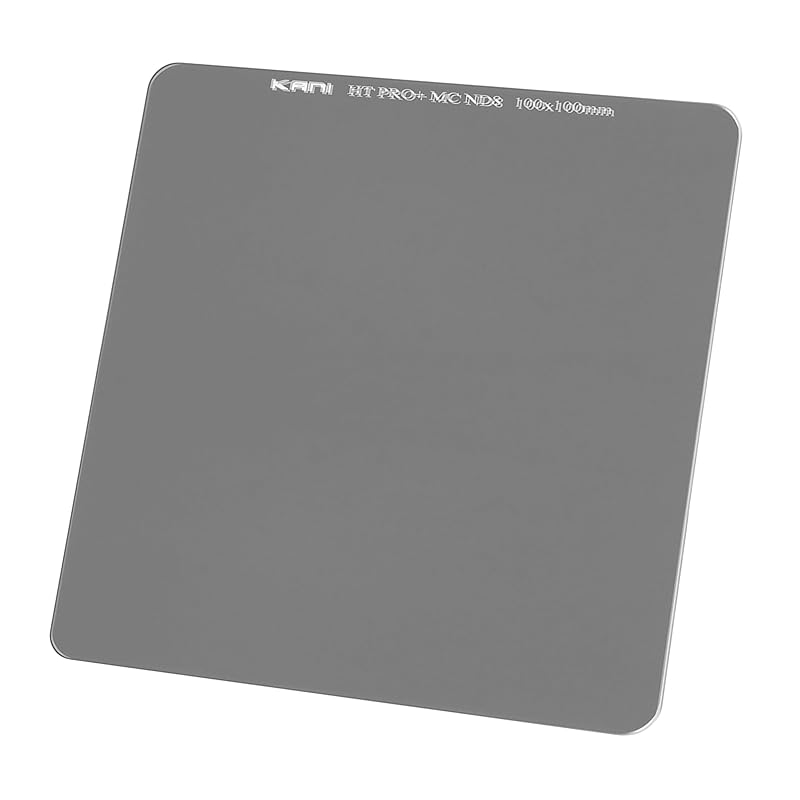 KANI 100mm幅 角型フィルター NDフィルター HT PRO+ MC ND8 100×100mm 減光効果3絞り分 色カブリ抑制 低反射 撥水 撥油 防汚 ナノコーティング 801852