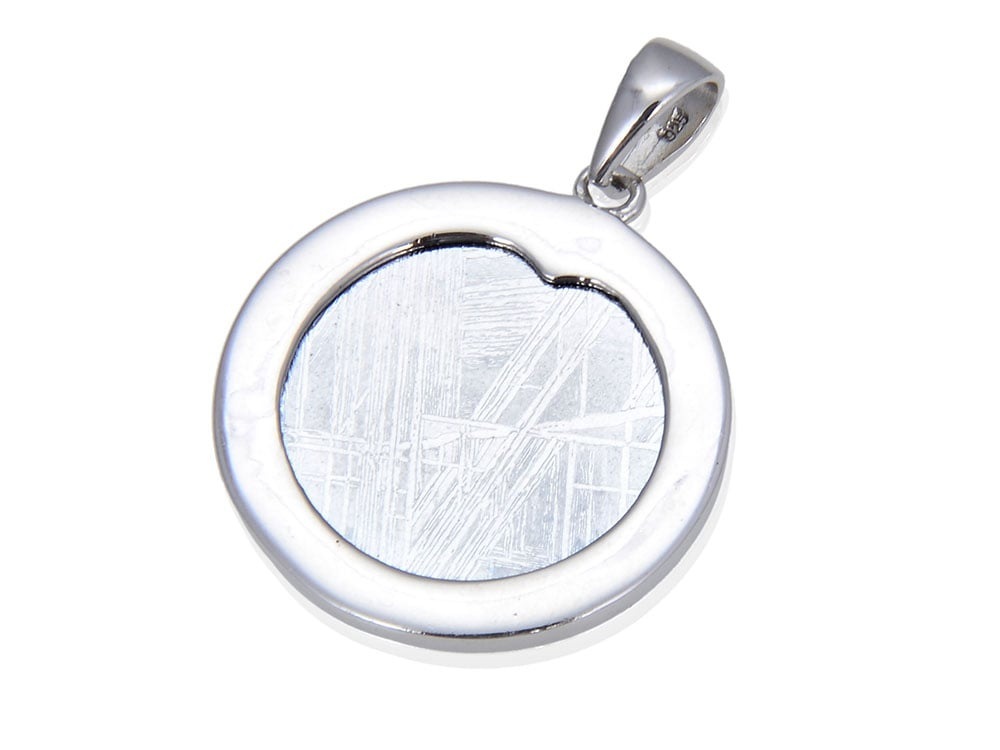 ギベオン ペンダントトップ ラウンドタイプ シルバー 隕石 シルバー925 アクセサリー メンズペンダント レディースペンダント パワーストーンペンダント 天然石ペンダント ペンダントトップ チェーン