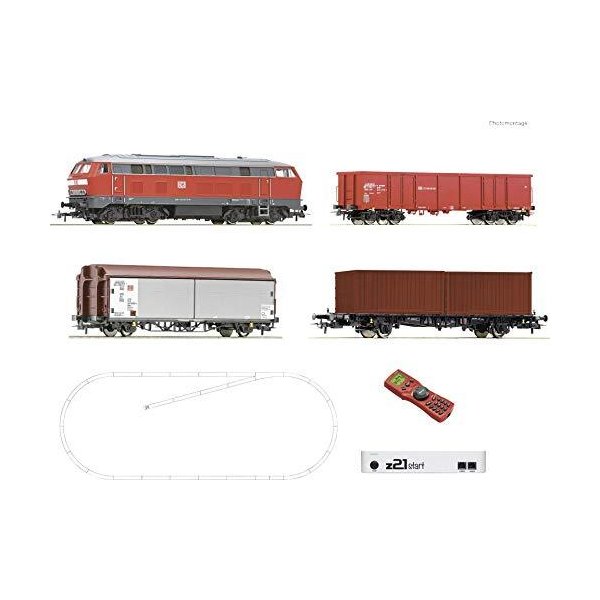 Roco 51312 DBAG BR218 Freight Starter Set VI (DCC-Fitted) 並行輸入品