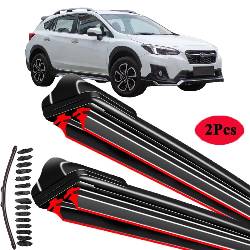 スバル XV SUV クロストレック GT GP G4X G5X 2012- 対応 車用 ダブルゴム ワイパーブラシ 輸入品