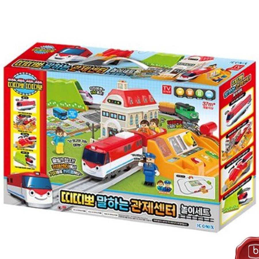 ティティポ トレイン トーキング コントロール センター プレイセット - 韓国 TV アニメーションのキャラクターが登場する子供向けおもちゃ韓国アニメ正品