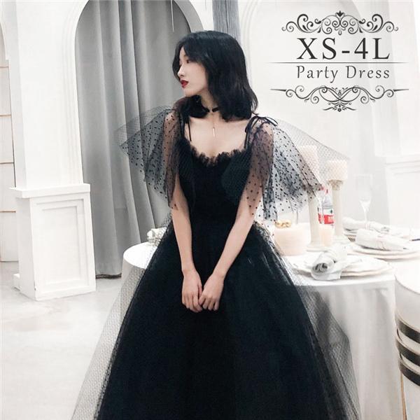 ロング 黒 結婚式 ワンピース パーティドレスフォーマル 大人 謝恩会 同窓会フ 発表会 演奏会女子会 20代 30代 40代 50代