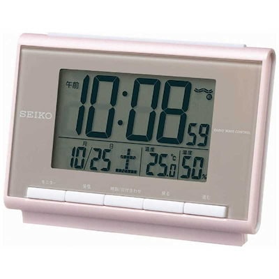 他サイト： セイコー 電波目覚まし時計 SQ698Pの商品画像