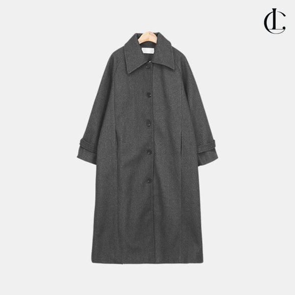 女性の冬のカジュアルアウターウールジャケットベルト付きシングルボタンロングコートLMN001