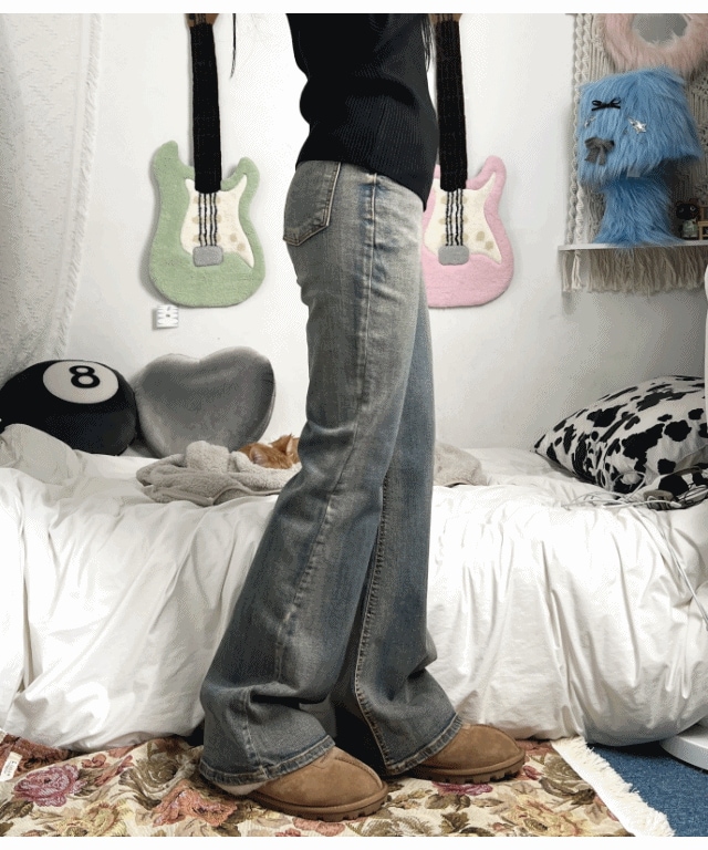 dirty span denim boots cut pants 5,040円