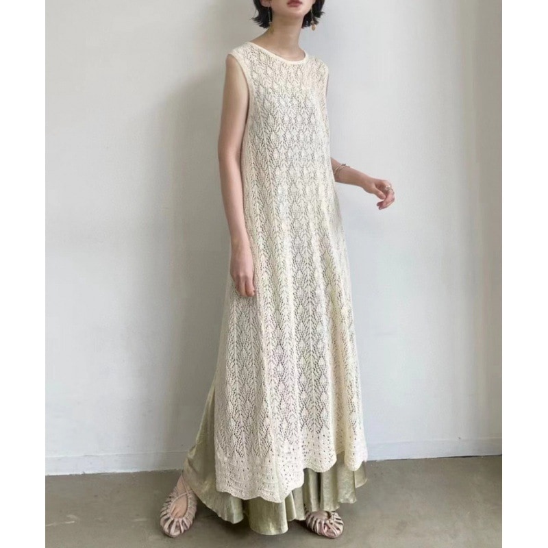 【1つ買うと10つ無料】長いシャツの外のの夏通勤とカジュアルなエアコンニット中空のカバースカート雰囲気ベストスカート 52,412円