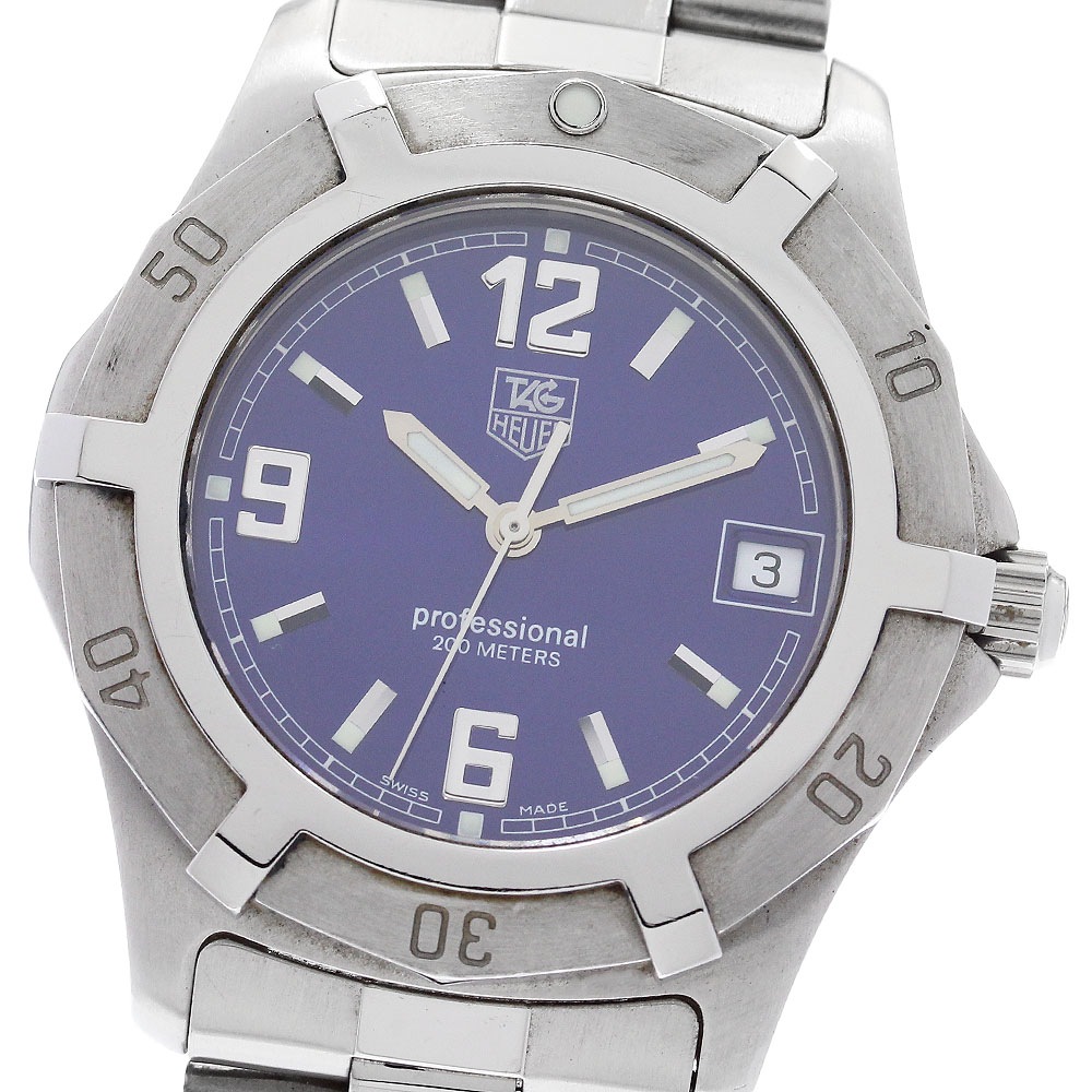 タグホイヤー TAG HEUER WN1112 エクスクルーシブ デイト クォーツ メンズ _871789【中古】